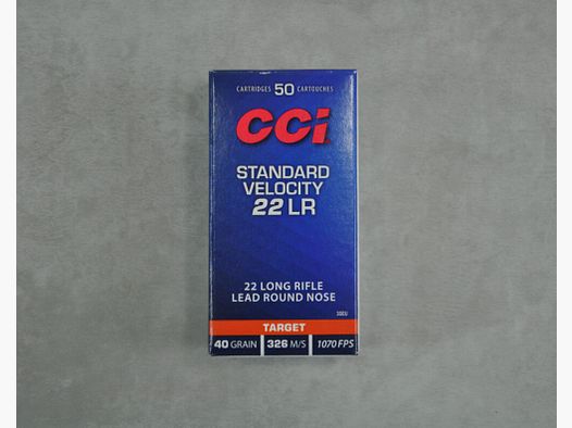 CCI Standard Velocity .22lr *5000 Schuss*