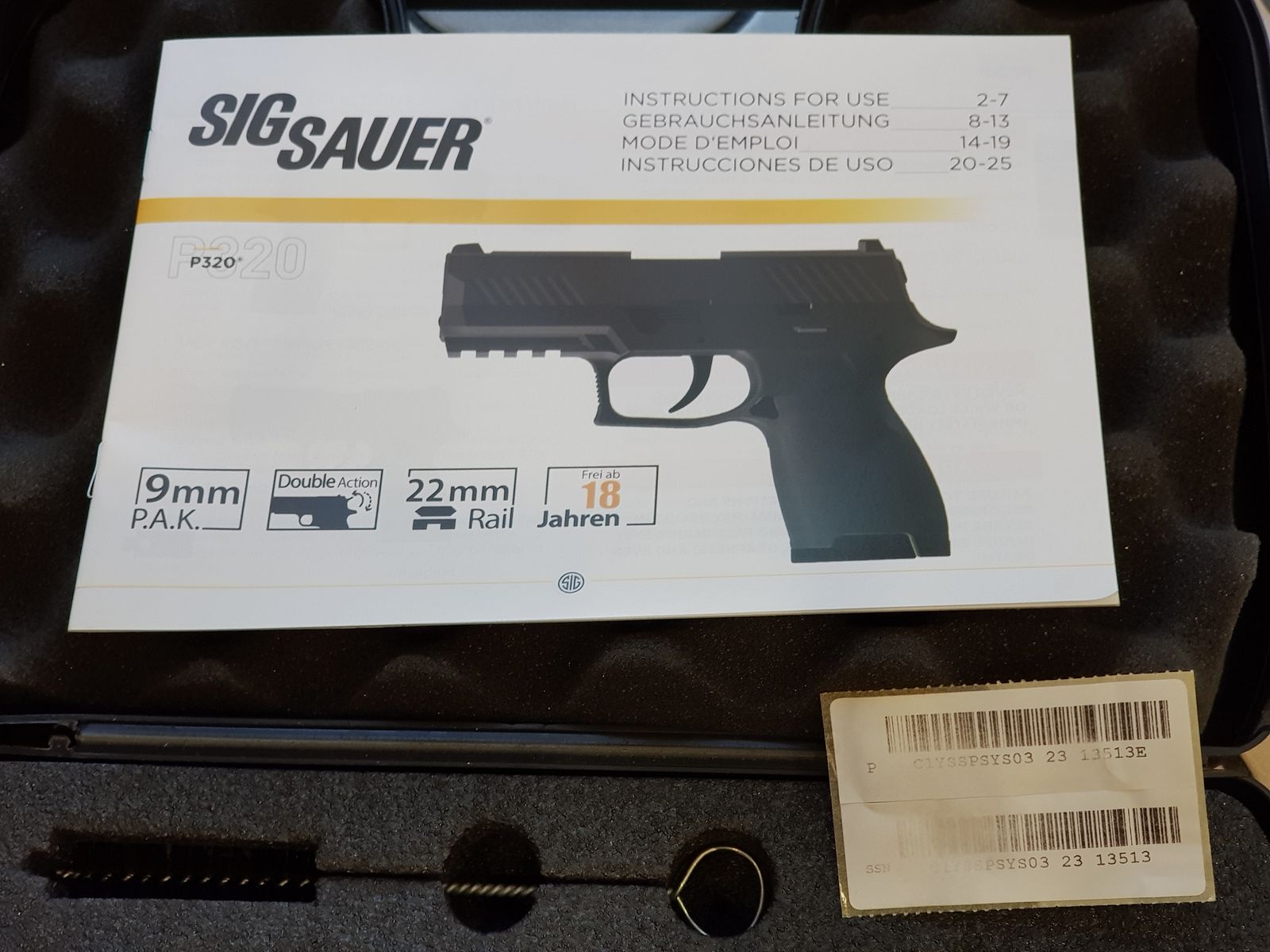 SIG SAUER P320 COBRA  Schreckschusspistole
