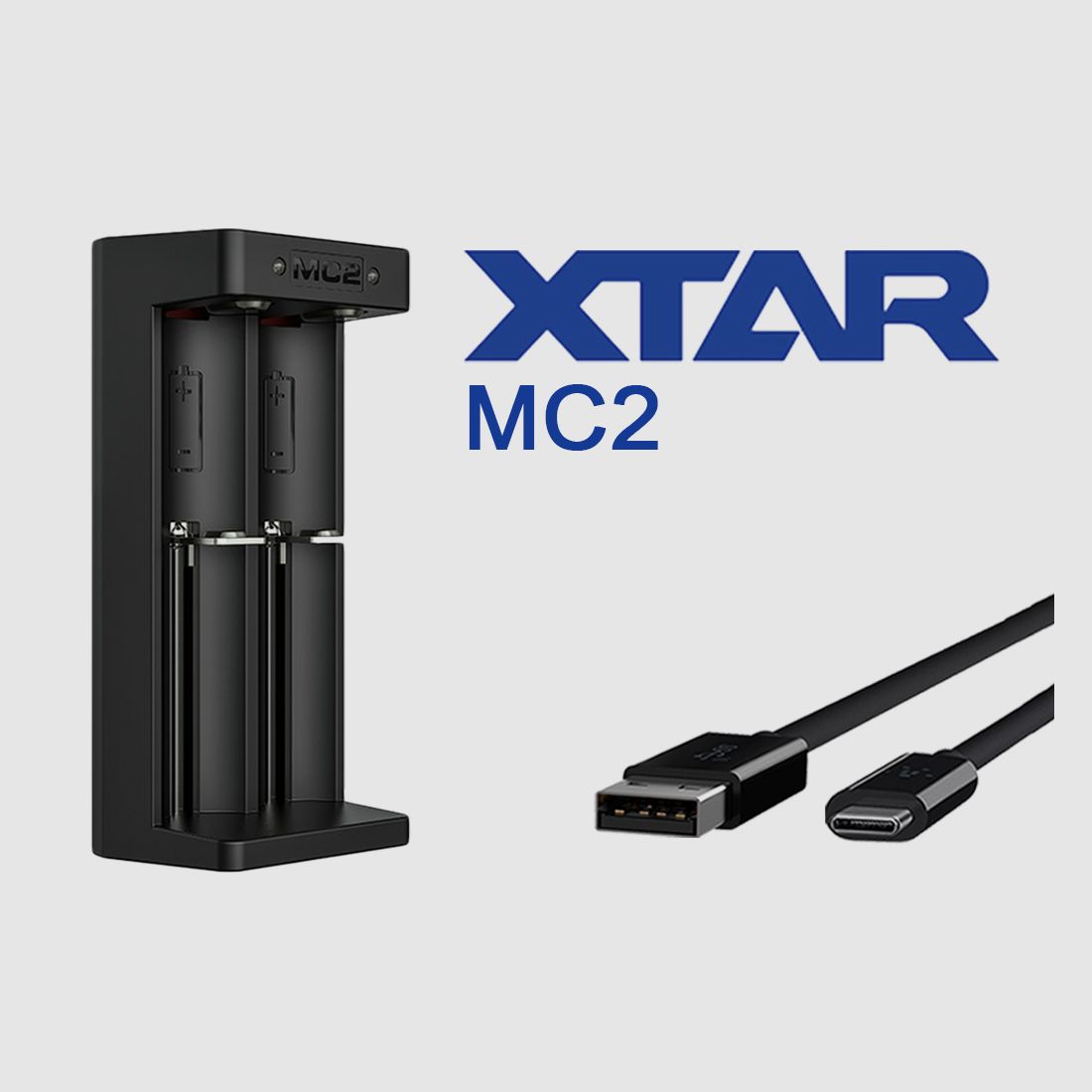 Xtar MC2 Ladegerät für 16340-21700 Akkus
