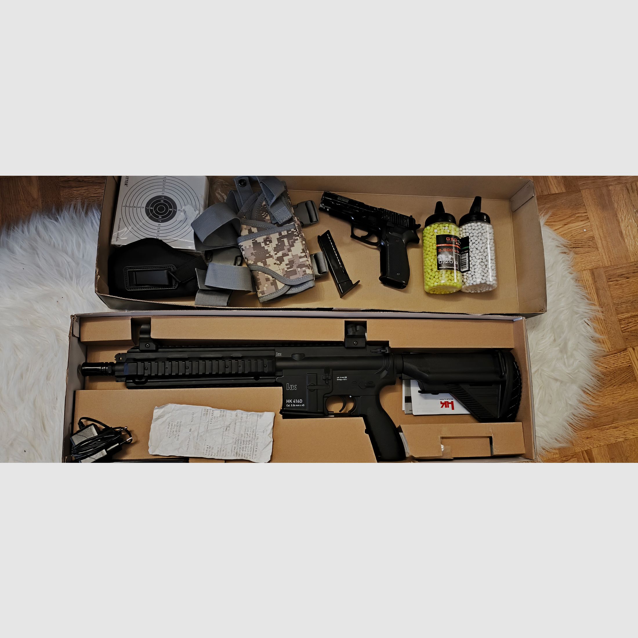 Softair Gewehr und Pistole Set 