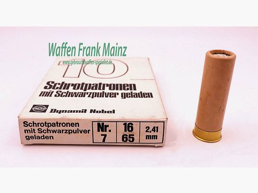Dynamit Nobel mit Schwarzpulverladung 16/65
