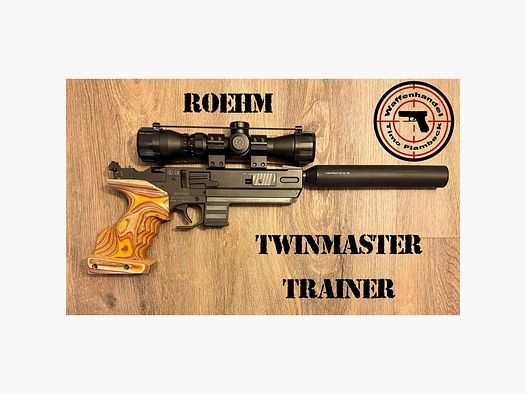 CO2-Waffe / Sammlerwaffe  RÖHM Twinmaster Trainer  im Kaliber 4,5mm / .177