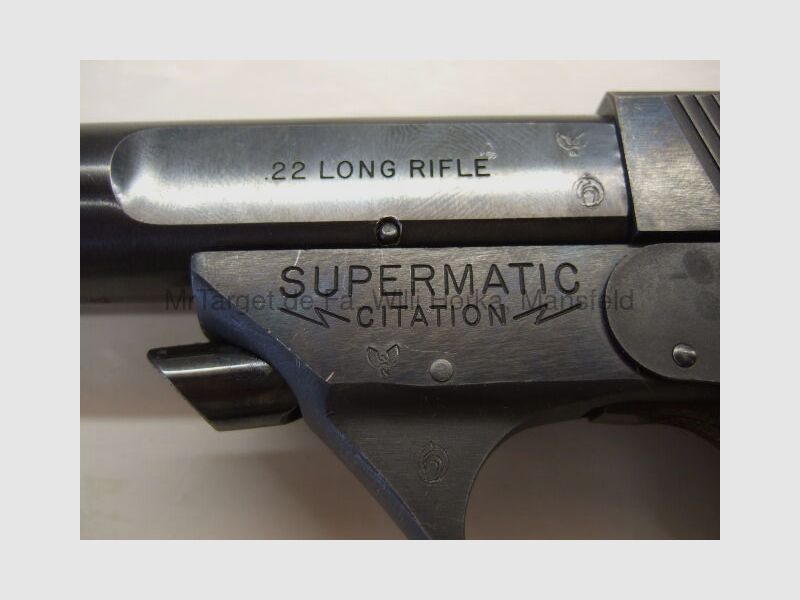 High Standard Supermatic Citation * mit 2tem Holzgriffpaar * Zustand 2,5