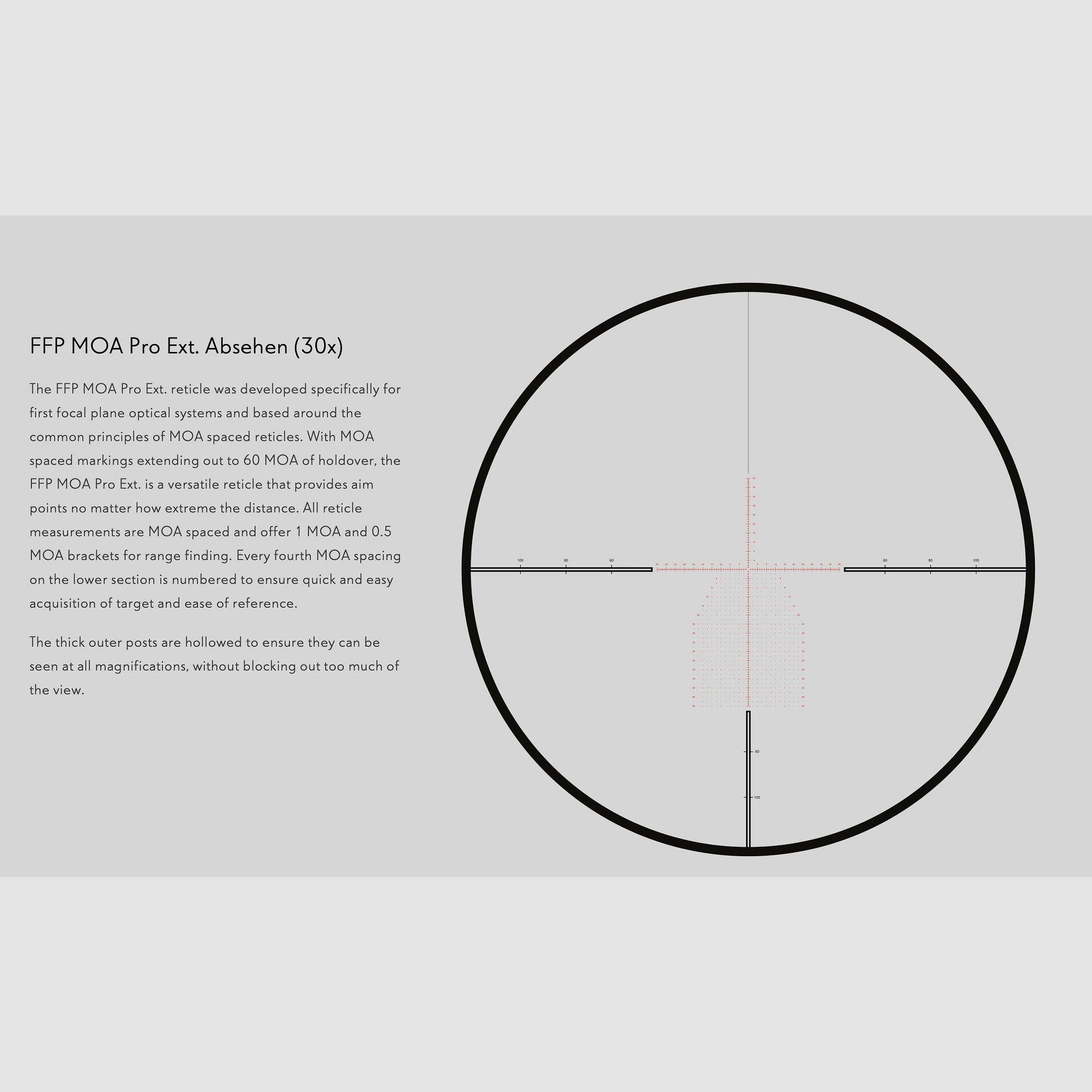 HAWKE 18641 riflescope FRONTIER 34 FFP 5-30x56 MOA PRO EXT ABSEHEN