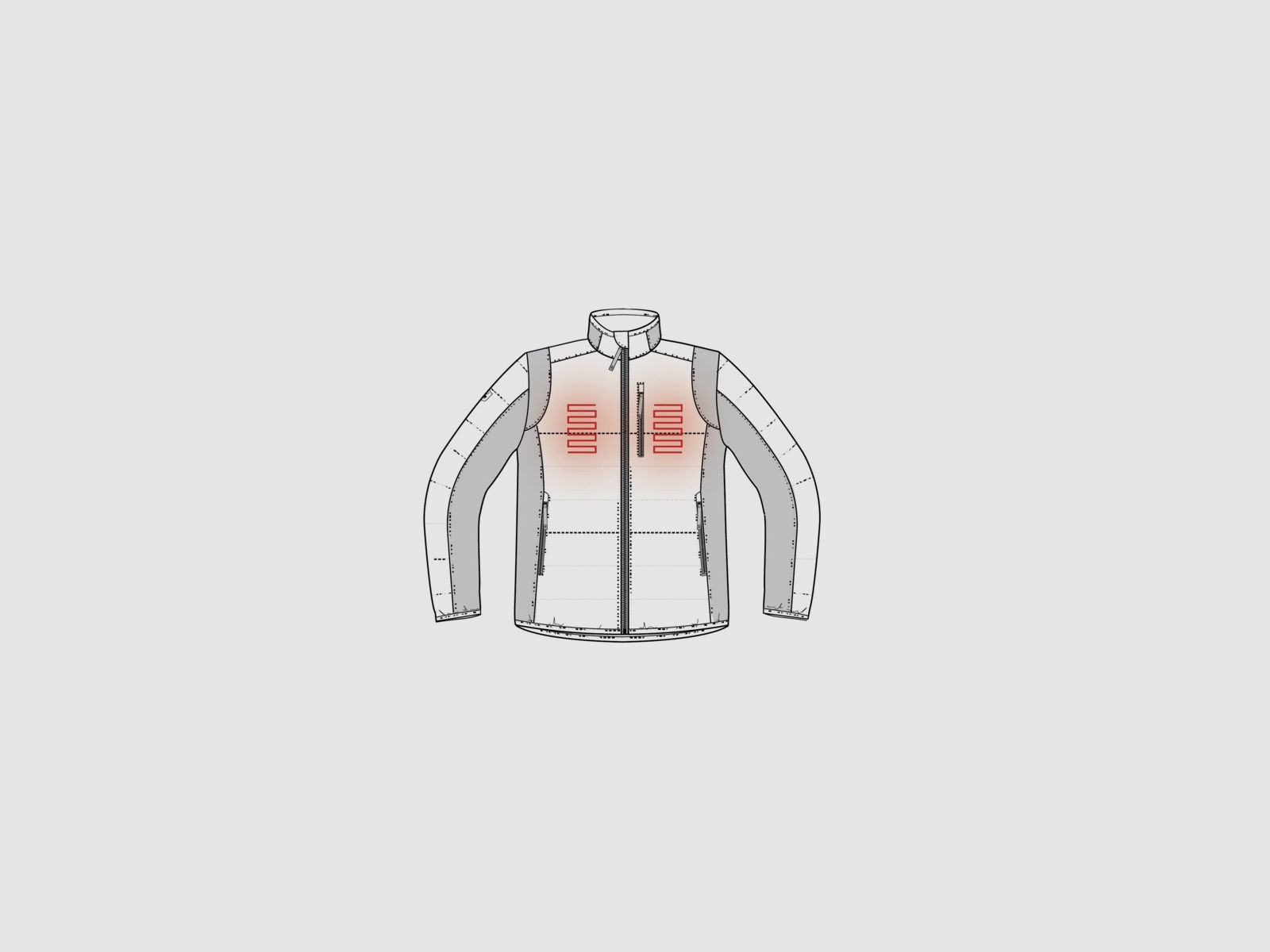 DEERHUNTER Heat wattierte Jacke