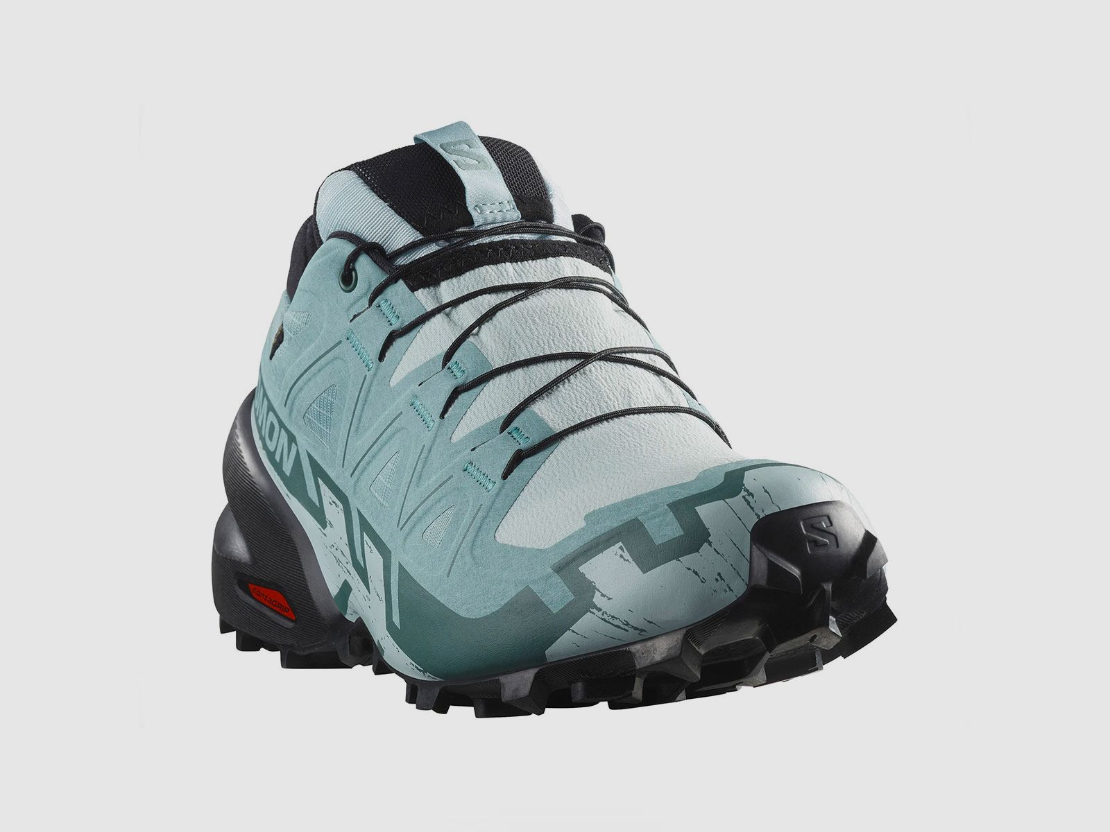 SALOMON – DAMES – SPEEDCROSS 6 GTX W Ballad Blue / Black / Tourmaline, afbeelding 5 van 6