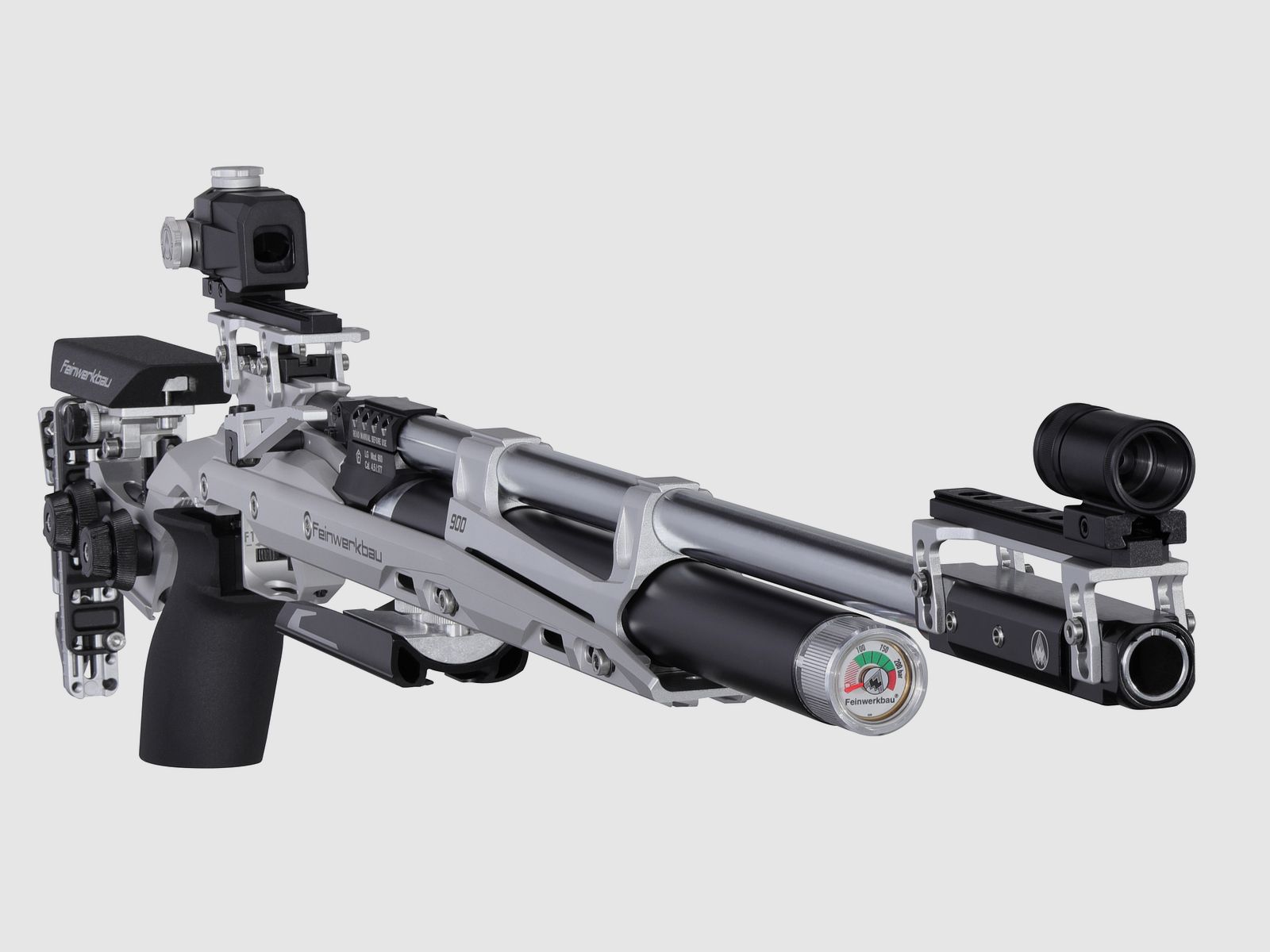 Feinwerkbau 900 Alu silber Schaftkappe X-line