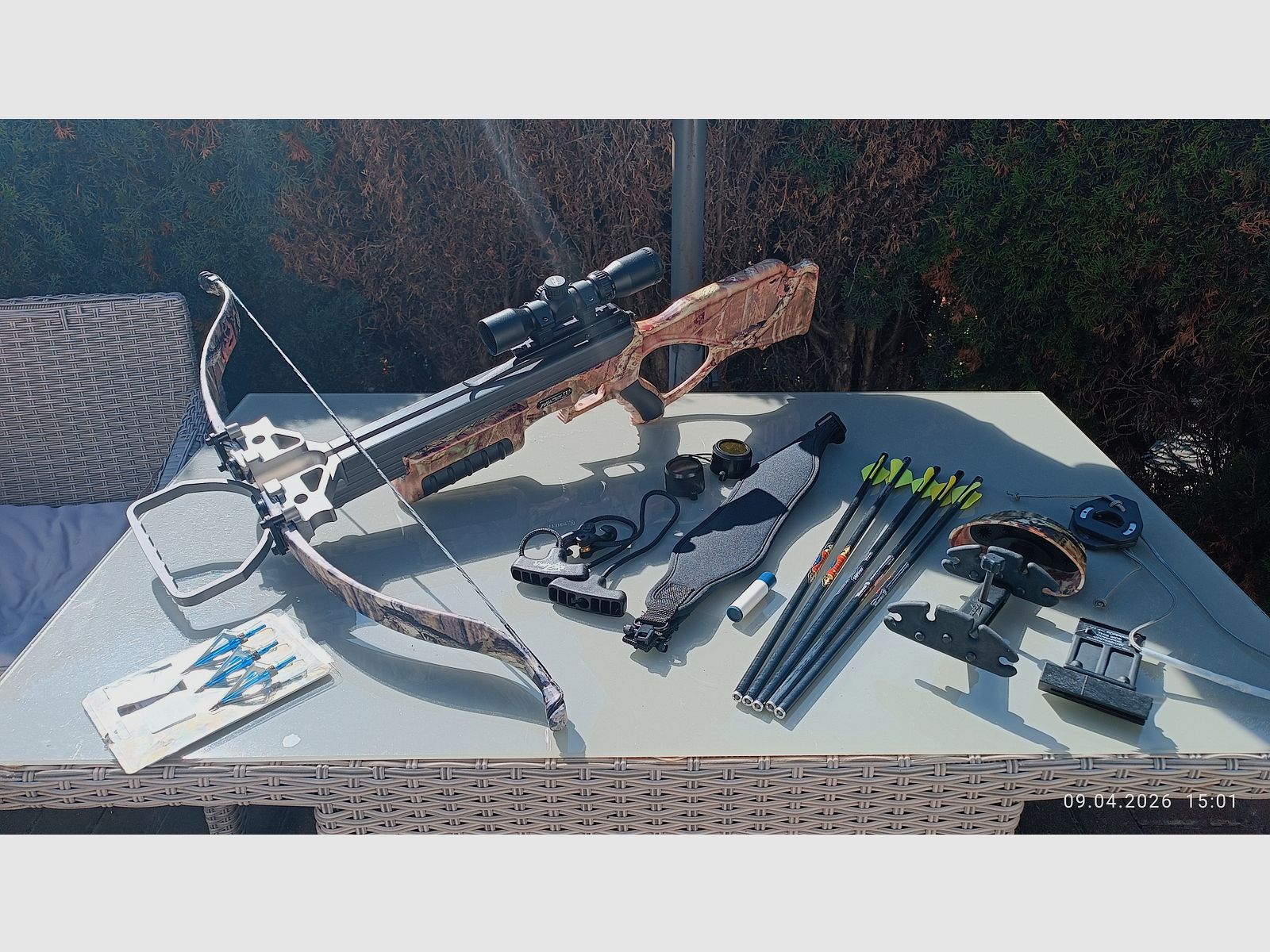 Armbrust Excalibur Matrix 330 mit Zubehör 
