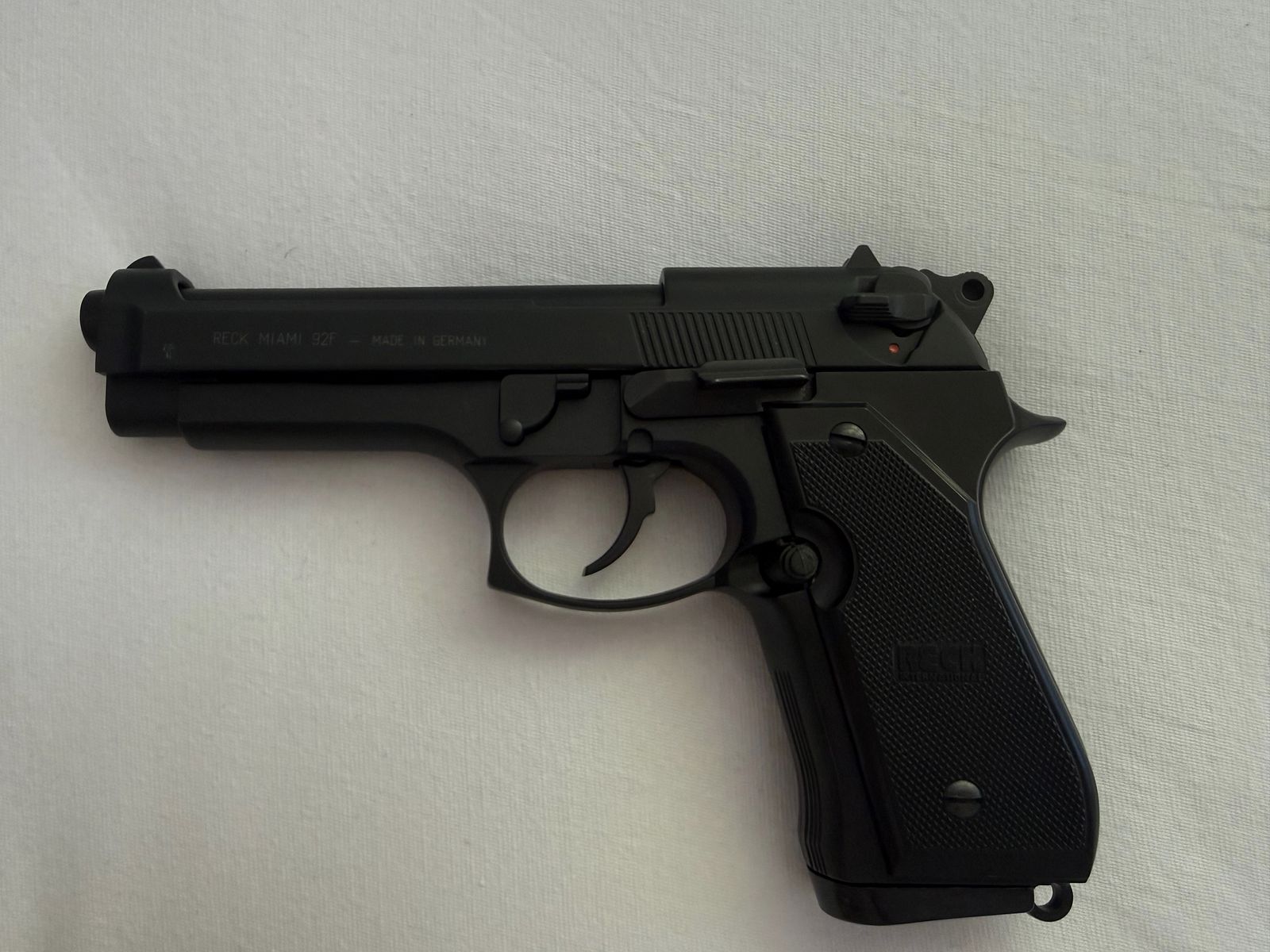 Reck Miami 92F 9mm P.A.K. – Super stato in set completo (Beretta 92 replica)