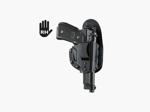 (Inside) BERETTA MOD. S 92/96/98 SERIE HOLSTER TERMOCONFORMATO. NERO DESTRO IWB