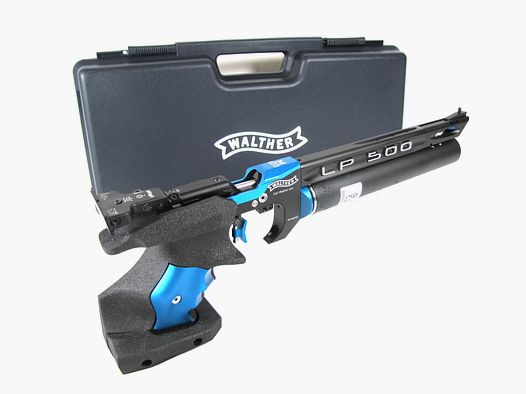 Match - Pistolet à air comprimé Walther LP500 Meister Manufaktur Bleu Comme neuf !!!