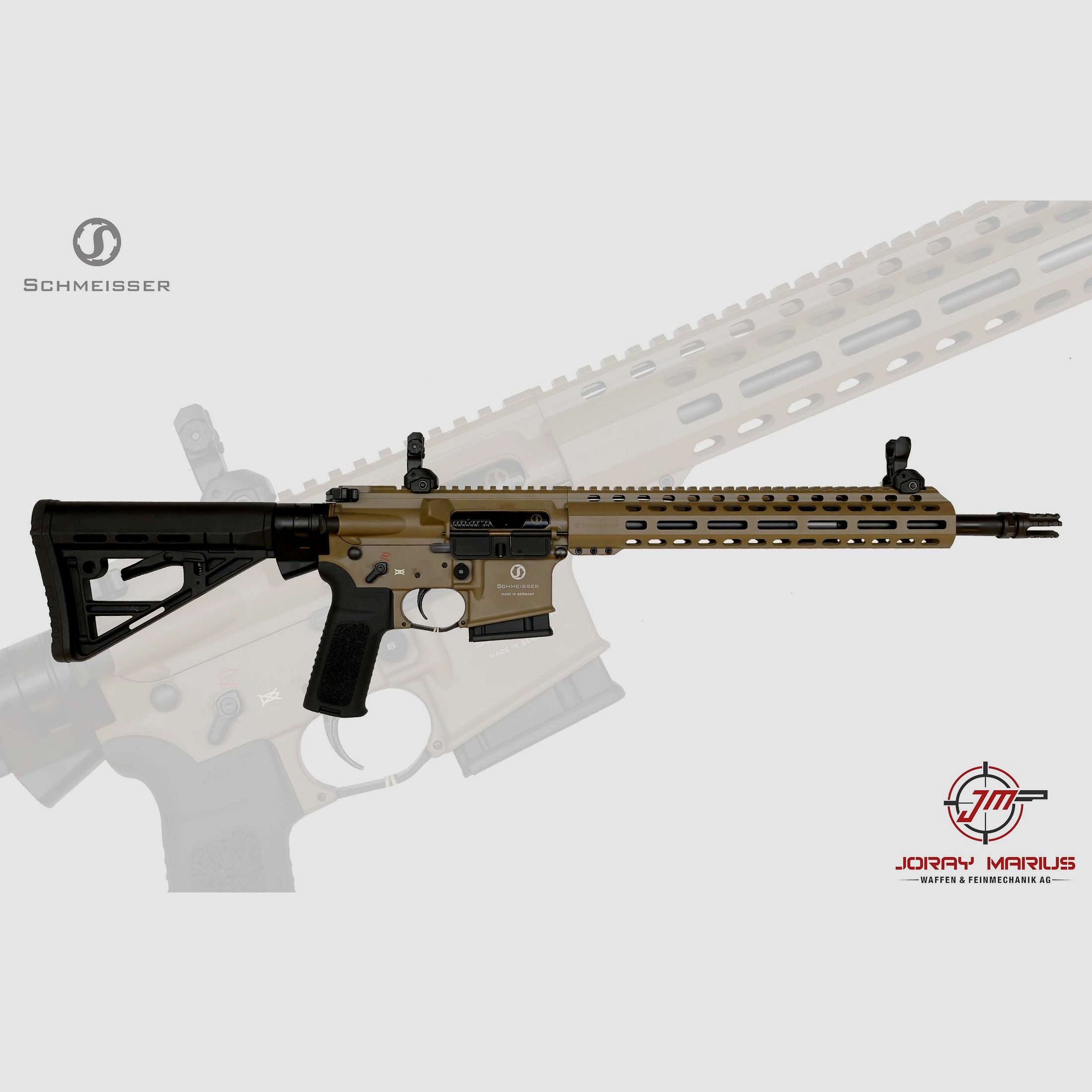Schmeisser M4FL semi-automatic .223 Rem 14.5″ FDE