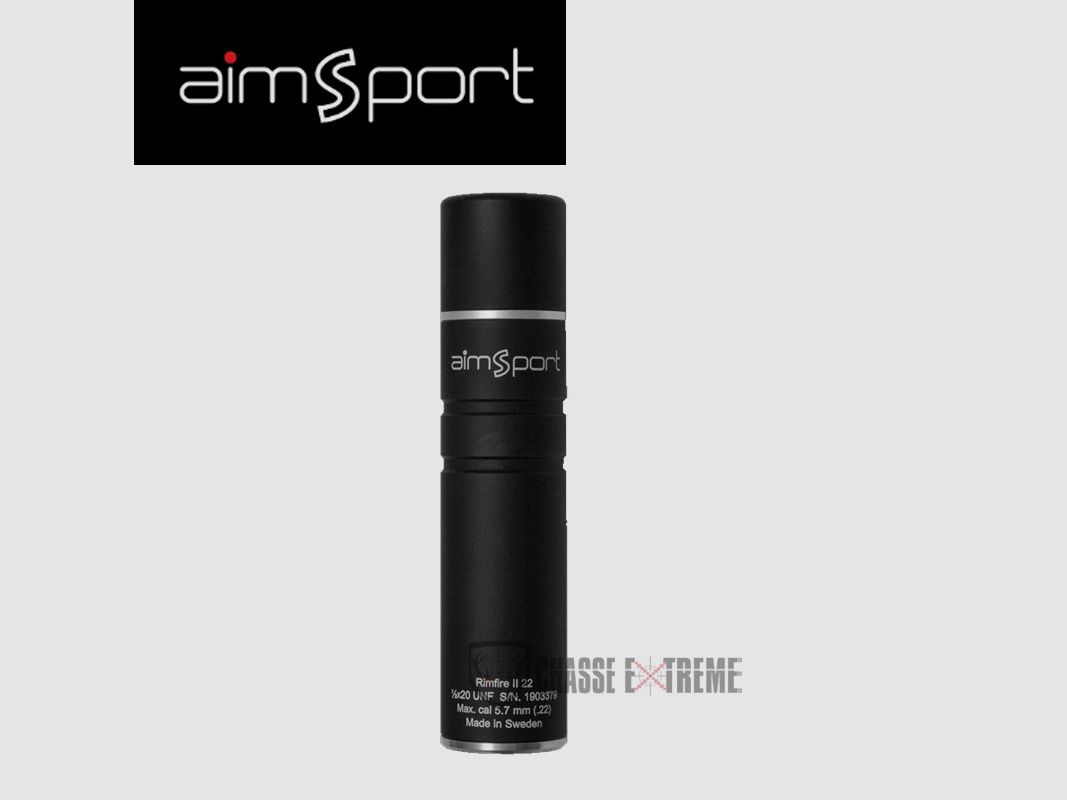 Schalldämpfer AIMSPORT Rimfire II Kal. 22 - 5,7mm 1/2"x20 Unef, Bild 1 von 2