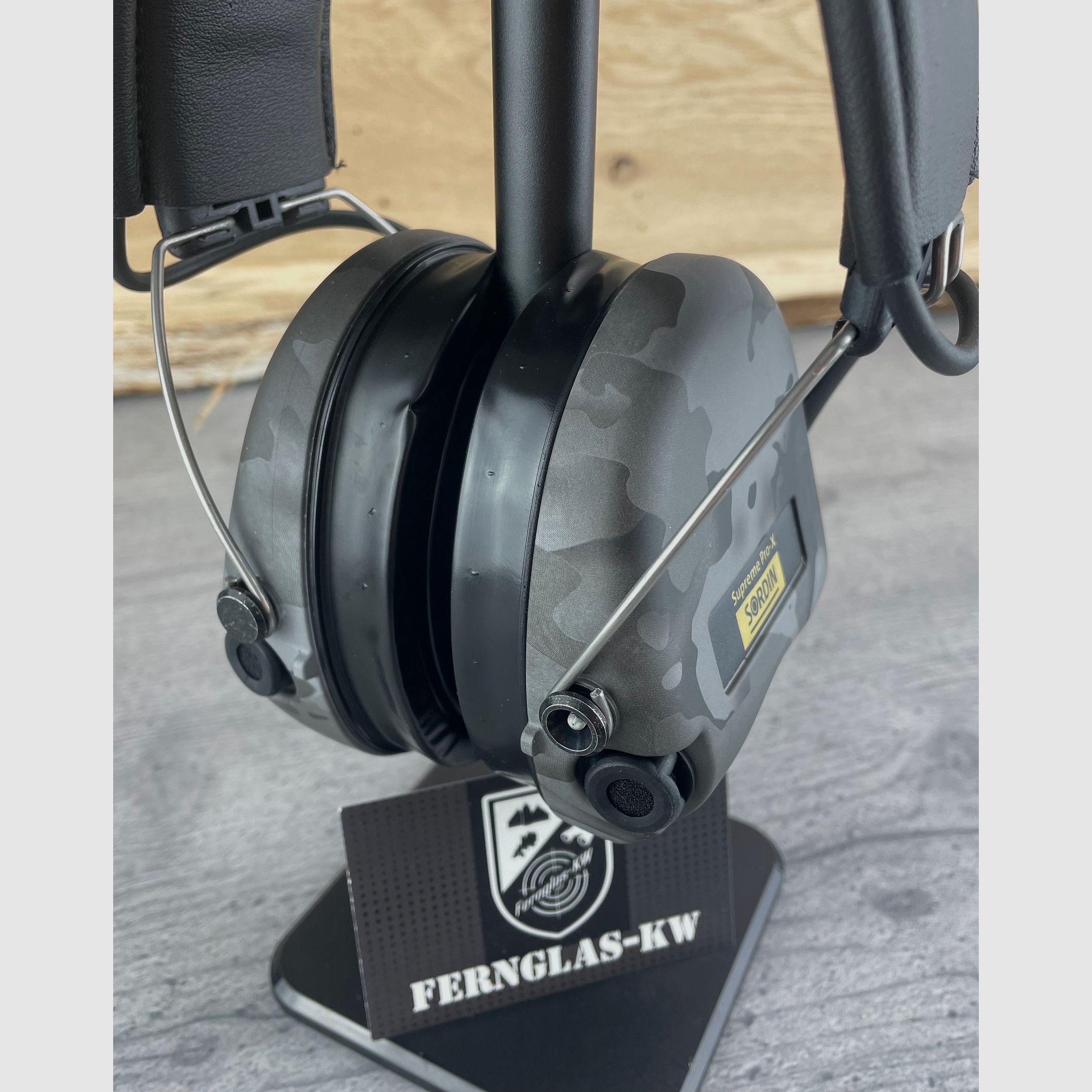 Sordin 75302-X/L-15-S Elektroniczna ochrona słuchu Supreme Pro X LED nausznik nocny kamuflaż żelowy