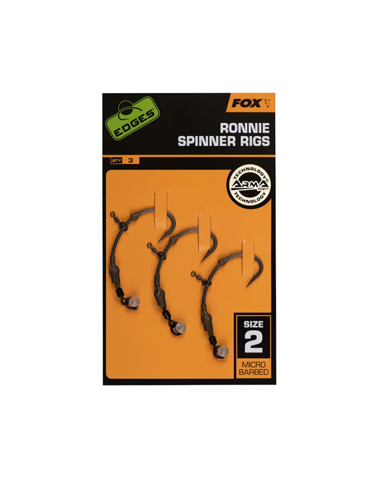 Hameçons Ronnie spinner rigs Fox Edges