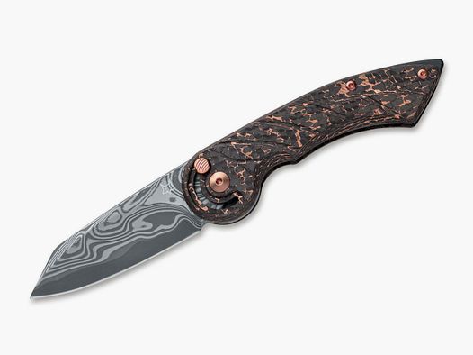 Taschenmesser Radius Damascus Space Coral CF LTD