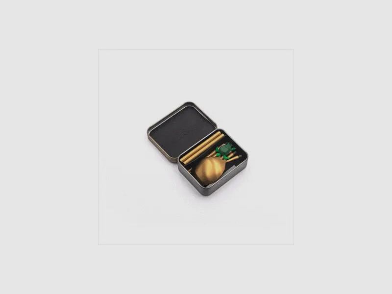 Outlery travel cutlery set, stainless steel, pocket size