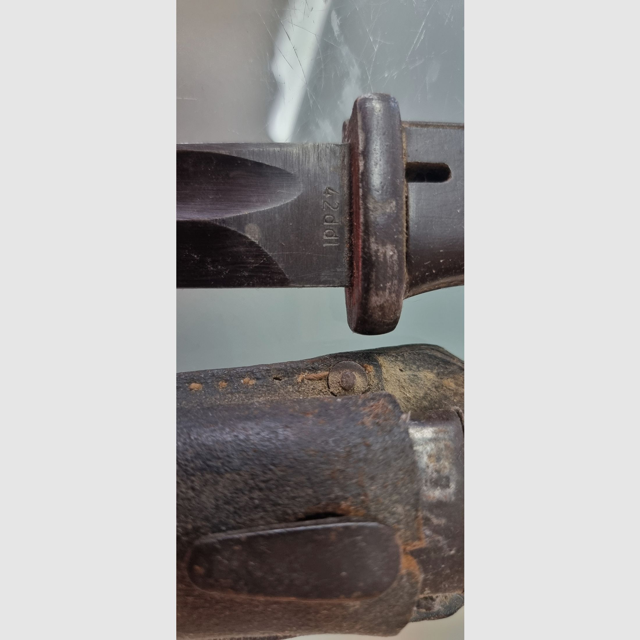 Wehrmacht Seitengewehr Bajonett zum 98 K, 2 Weltkrieg