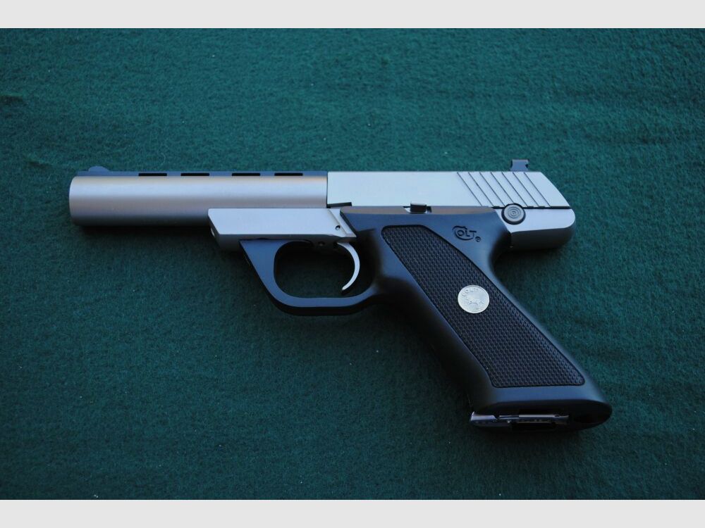 Colt Mod. 22 Pistola sportiva, con tutti i documenti nella scatola originale, immagine 2 di 10