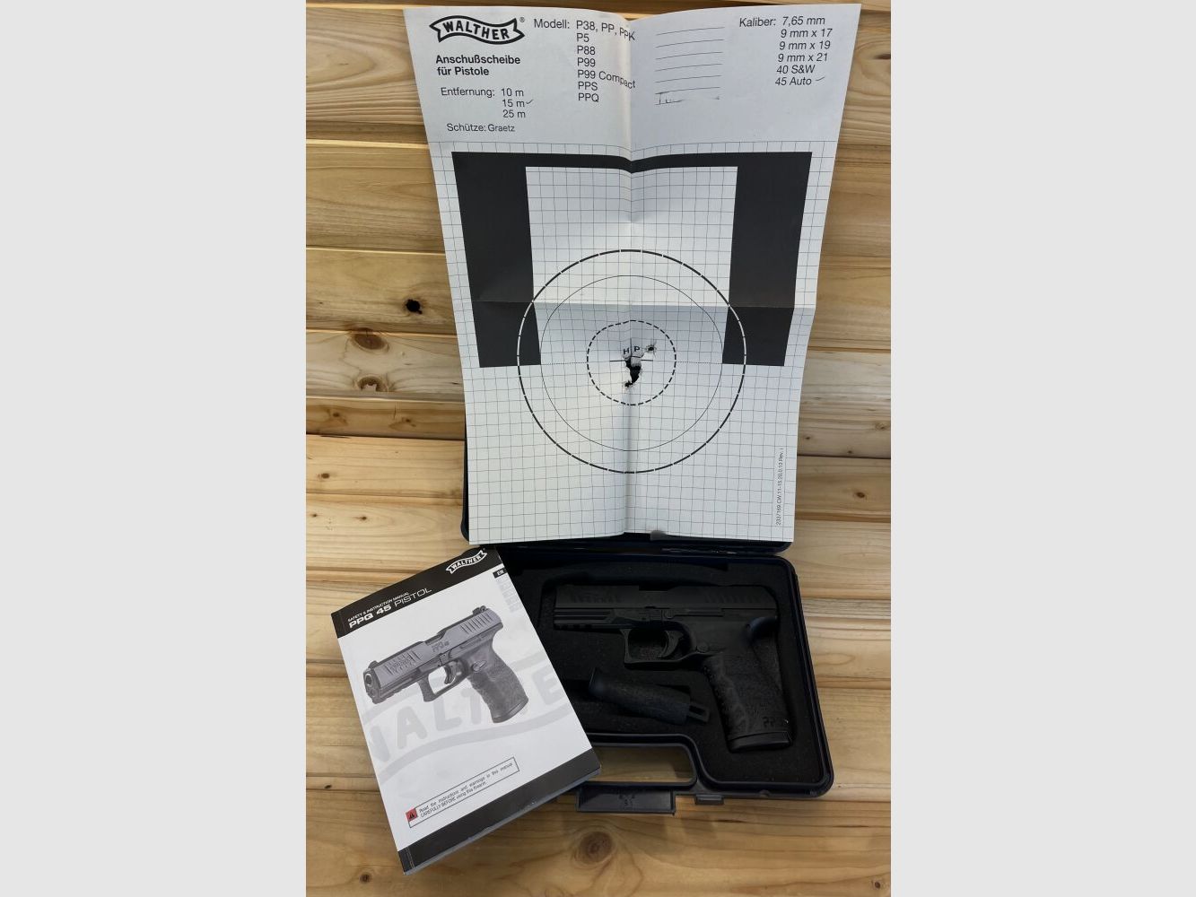 Arme de démonstration Carl Walther PPQ M2 .45 Auto PS International 4,25" 12R .45Auto