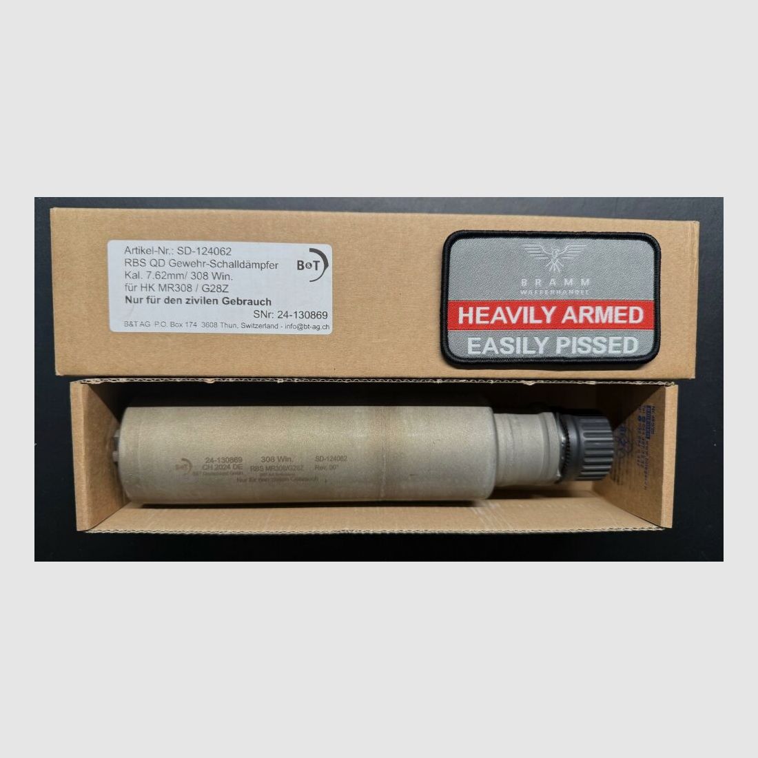 B&T AG (Brügger & Thomet) RBS QD for HK MR308 / G28Z