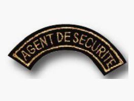 Ecusson agent de sécurité – 053120009