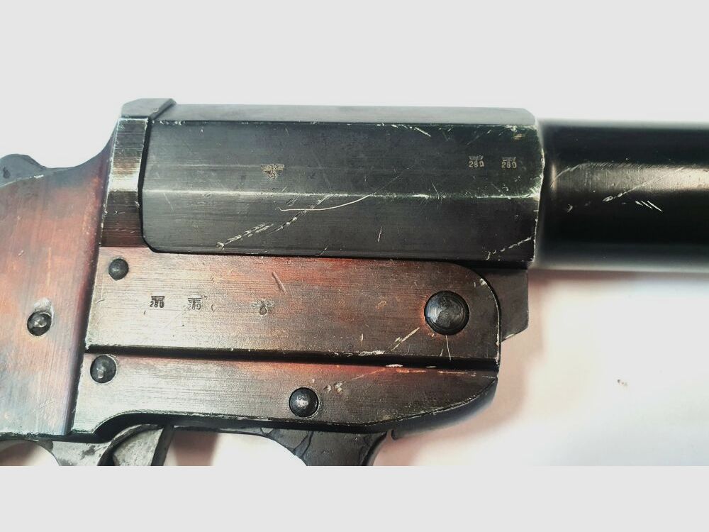 Erma Erfurt Signalpistole Erma Ayf WK2 mit Stempeln