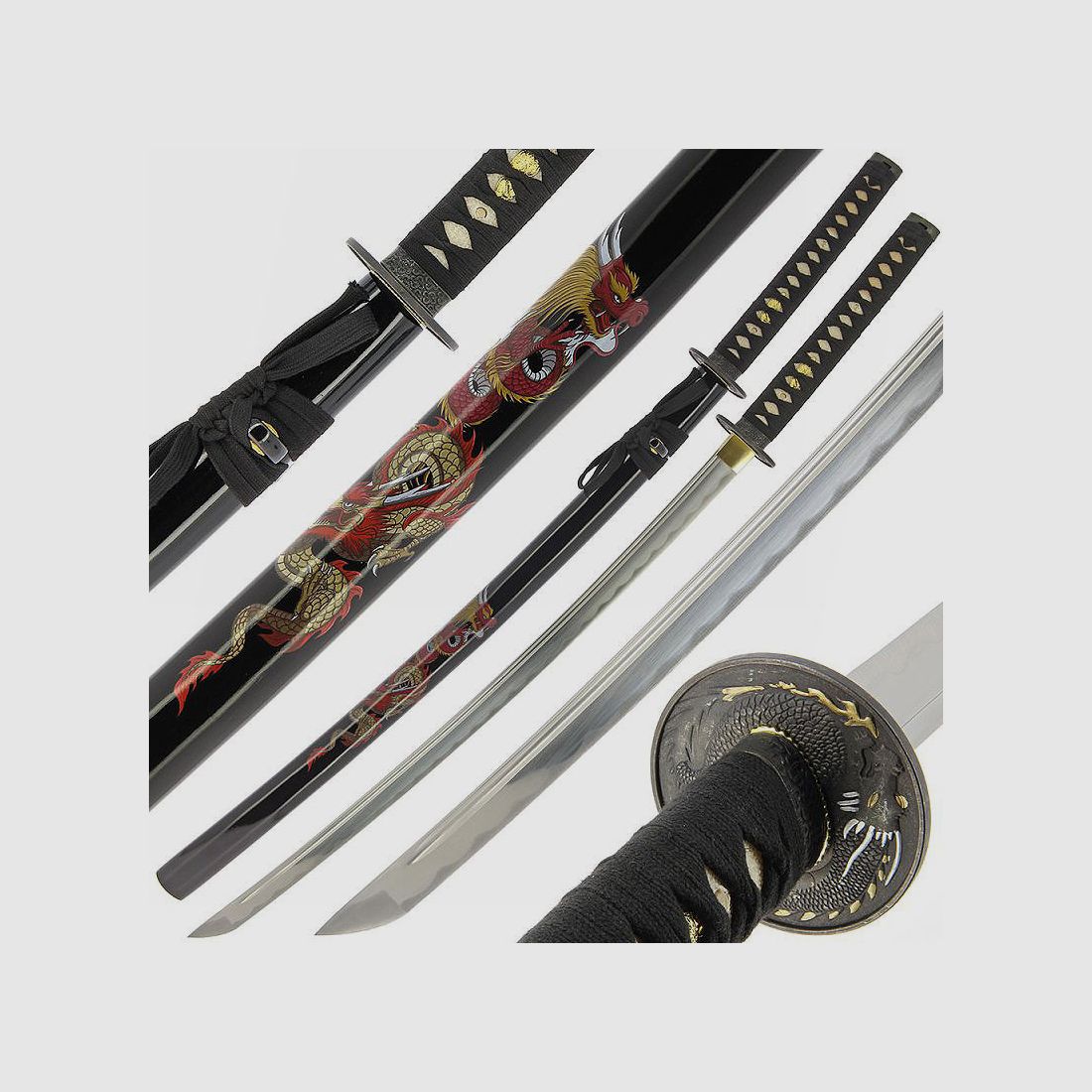 Samuraischwert Katana Dragon mit Saya