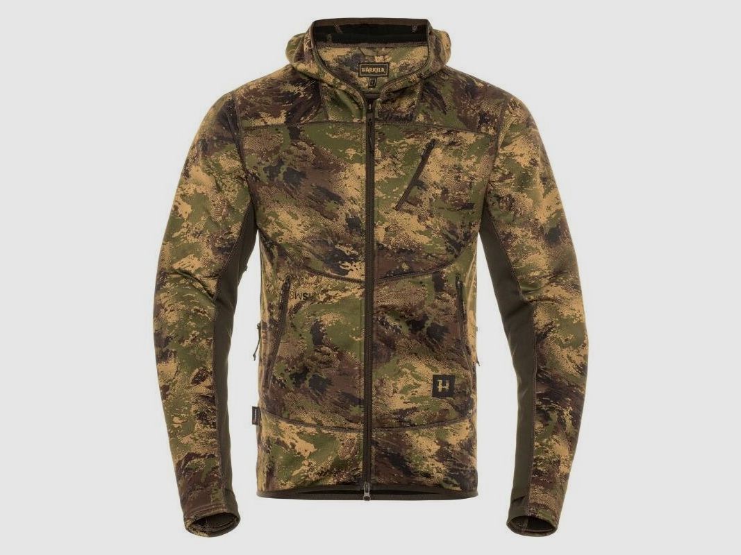Härkila Herren Fleecehoodie Deer Stalker Camo
