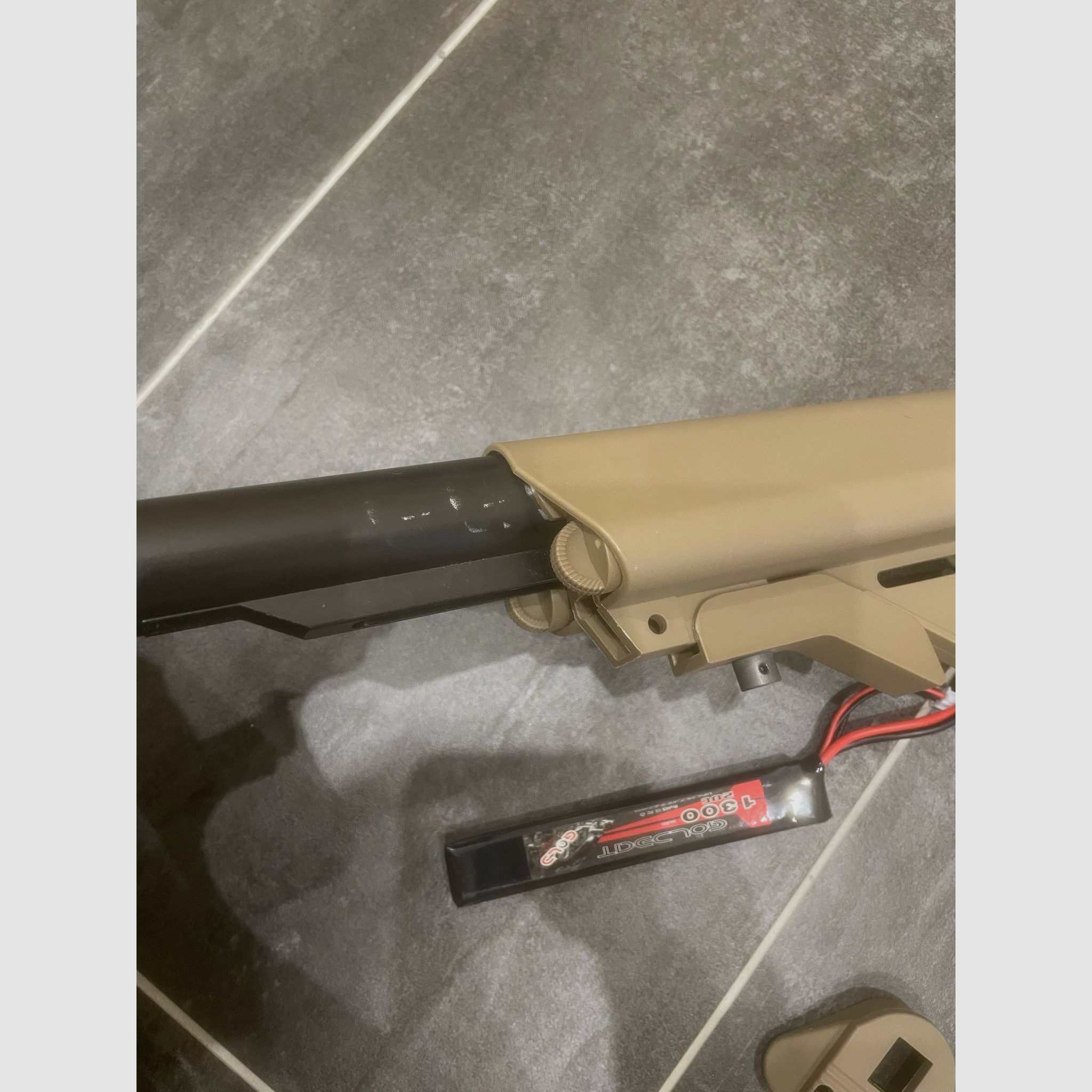 Airsoft - Gewehr - G&G CM16 Raider DST -Desert - ab 14, unter 0,5 Joule