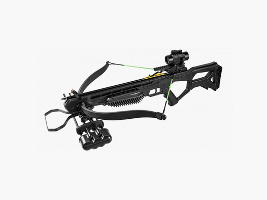 Man Kung Recurve Specter 175 lbs Black SET - Köcher, Bolzen, RedDot