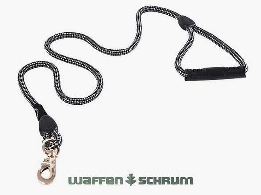 Farmland Hundeleine mit Handgriff / Länge: 1,30m / Farbe: schwarz