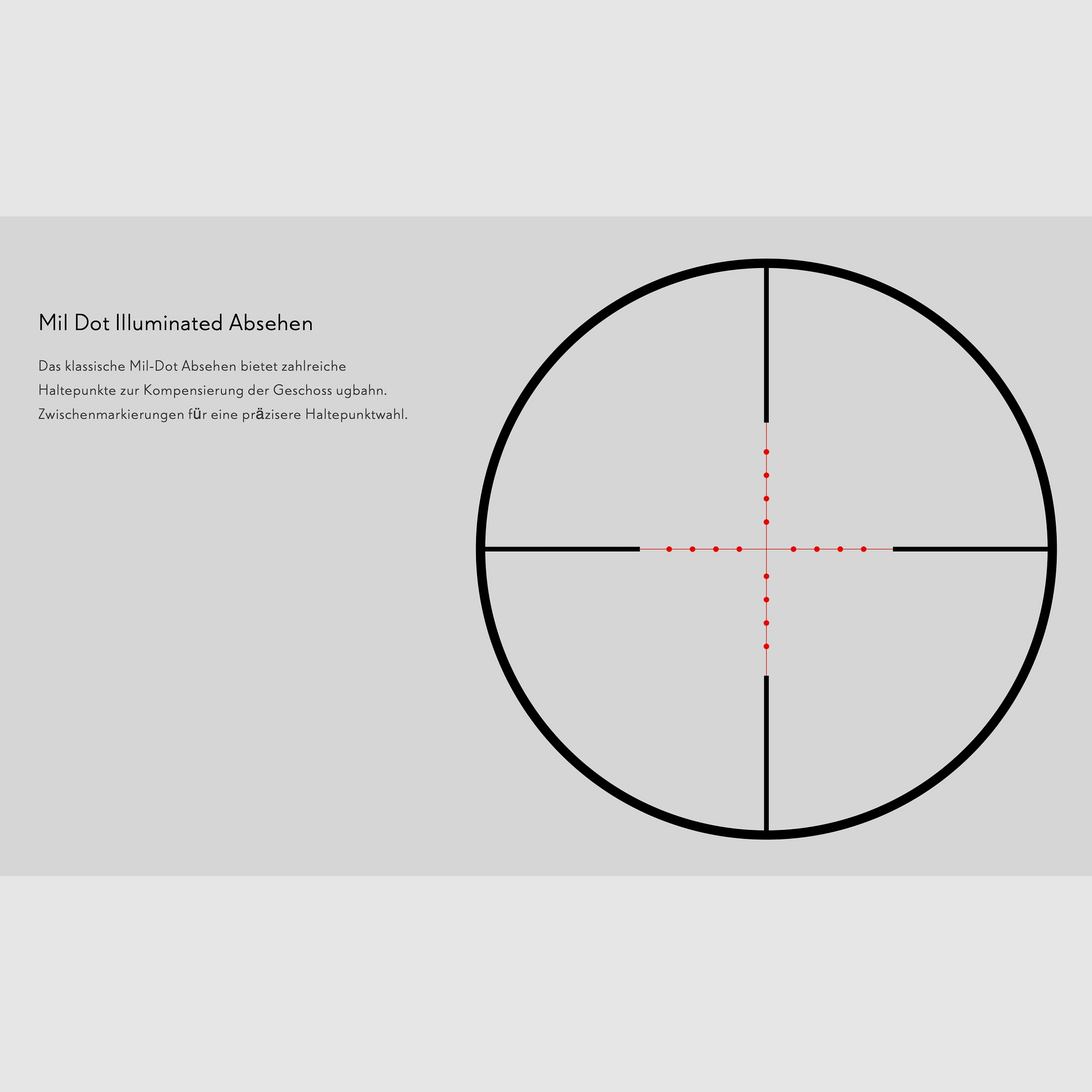 HAWKE 14250 Zielfernrohr VANTAGE 4-12x50 MIL DOT IR Leuchtabsehen Rot oder Grün