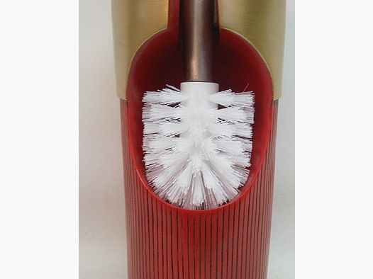 Brush head for - toilet brush shotgun cartridge