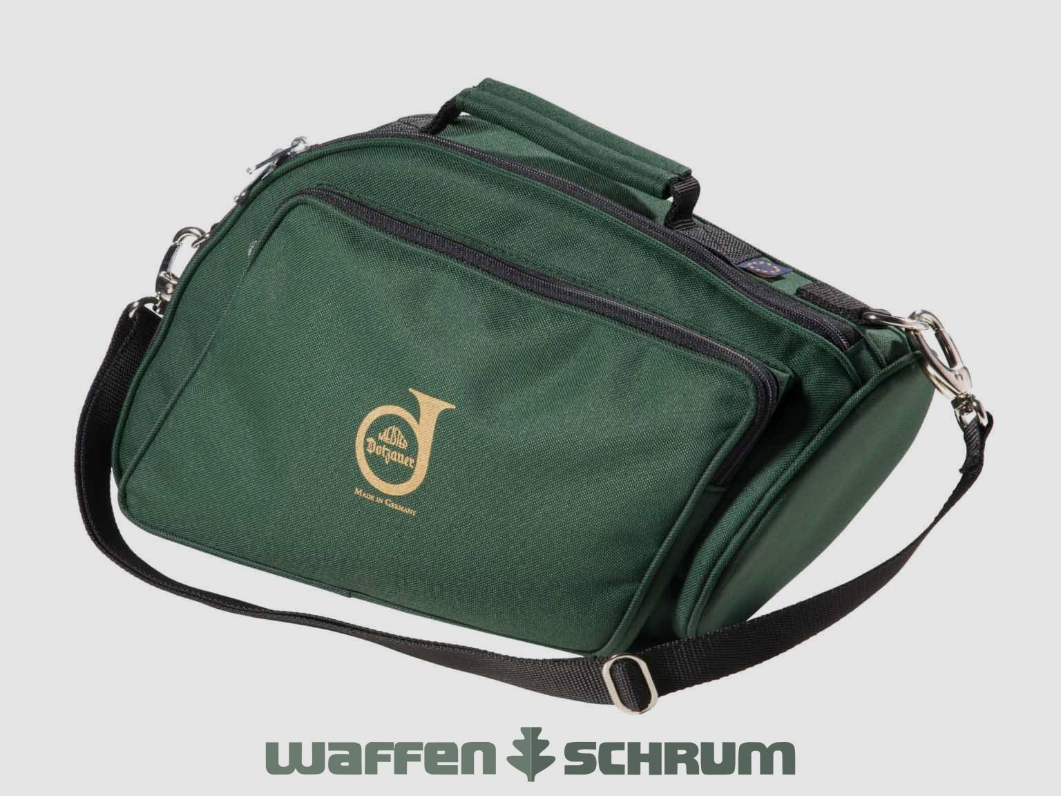 Meister Dotzauer Plesshorn-Tasche grün / gefüttert