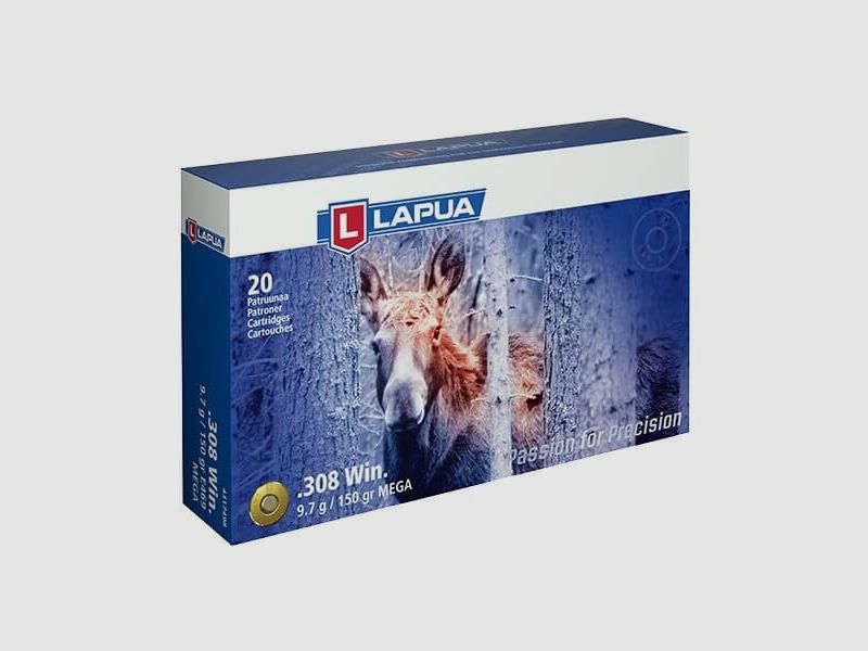 Lapua .308 Win Mega 150gr - 20 pz.