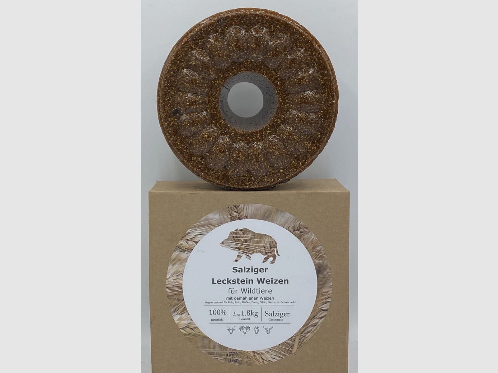 Wildlutscher Leckstein Salziger Weizen