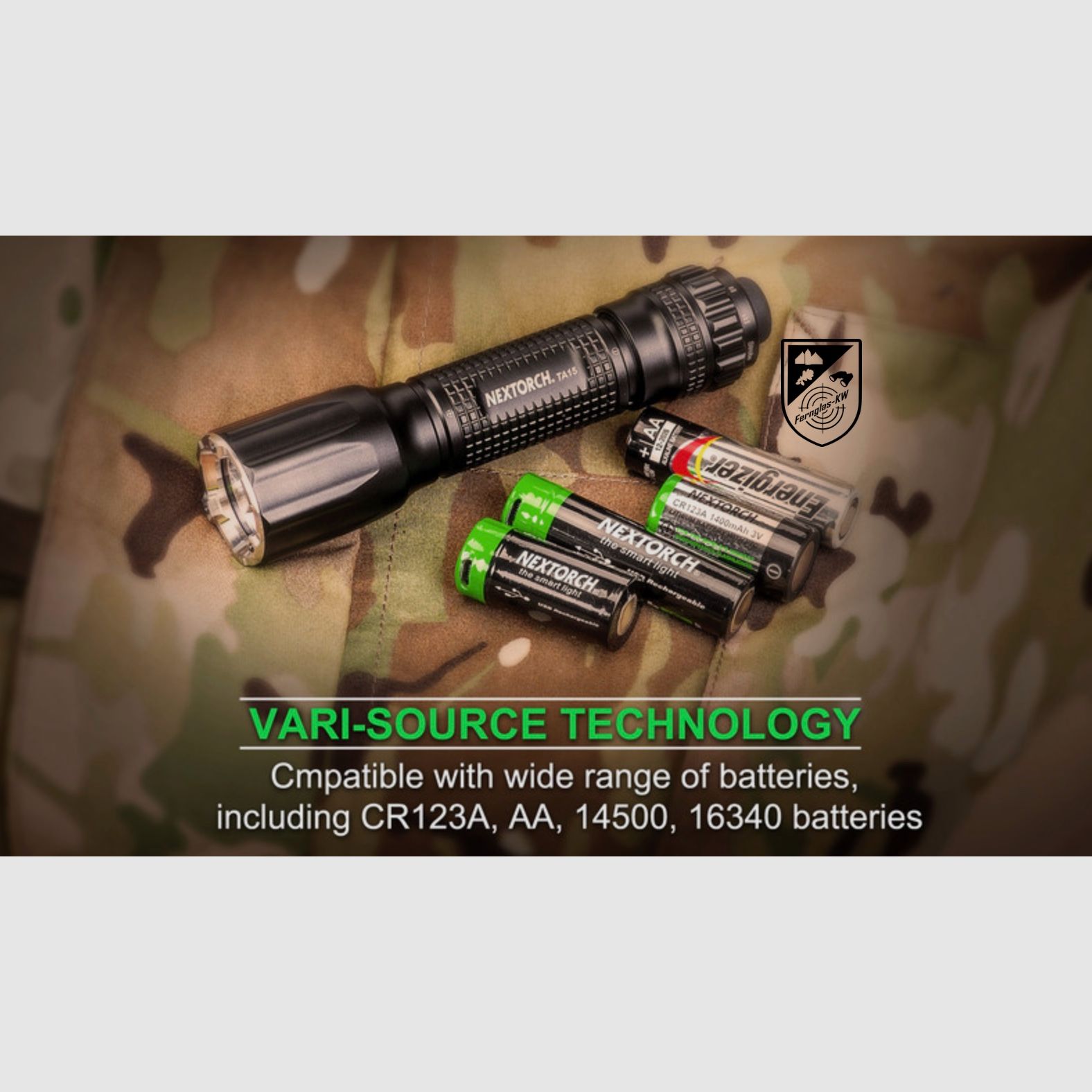 NEXTORCH TA15 LED 600 Lumen Prepper Taschenlampe