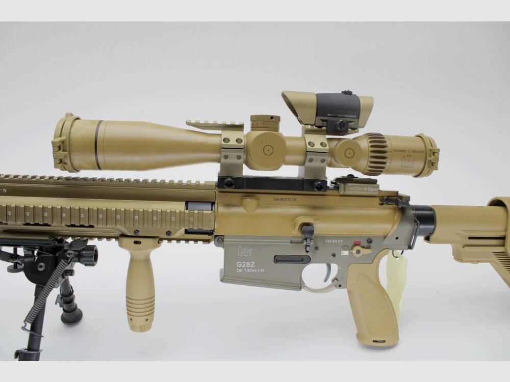 Heckler & Koch G28Z mit S&B und Aimpoint Harris Zweibein Komplettset .308Win