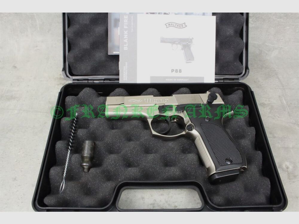 Walther P88 Compact 9mm P.A. vernickelt