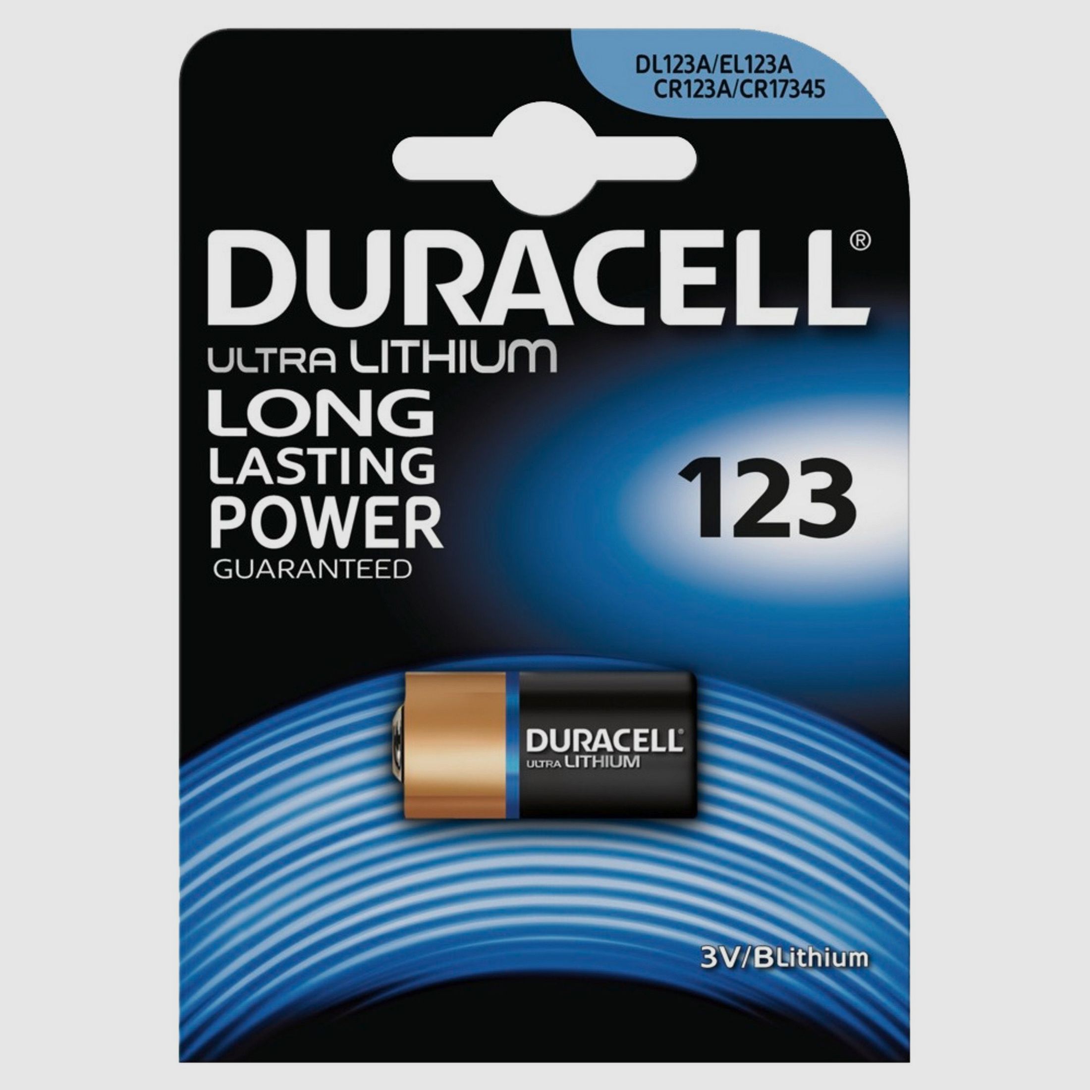 Duracell Battery CR123, 3.0 V