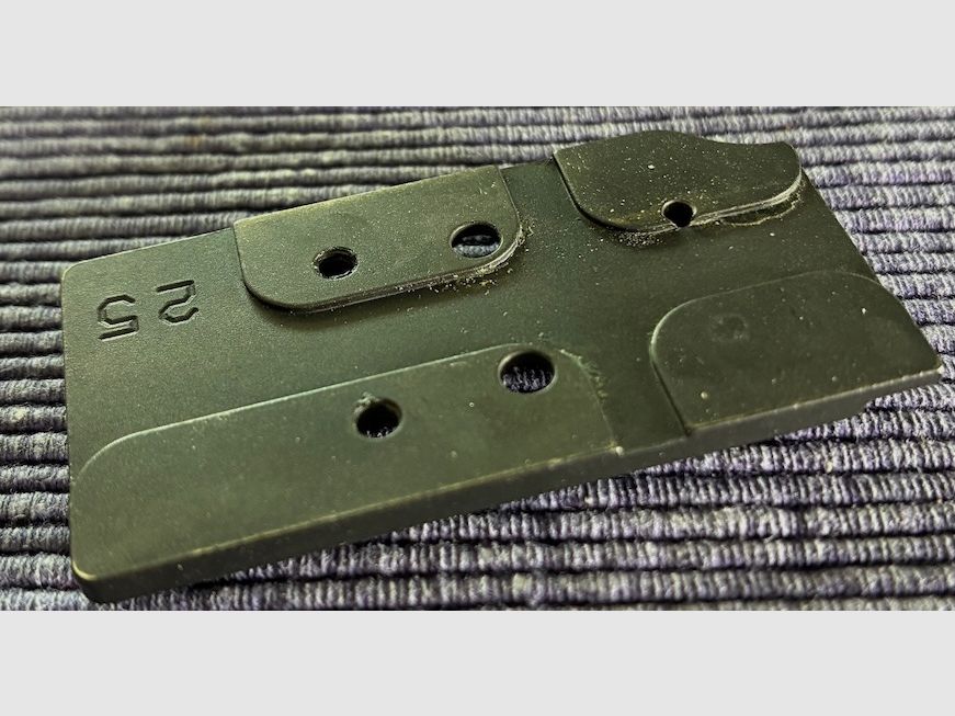 Empreinte, plaque de base pour CZ Shadow 2 OR pour Venom et Docter