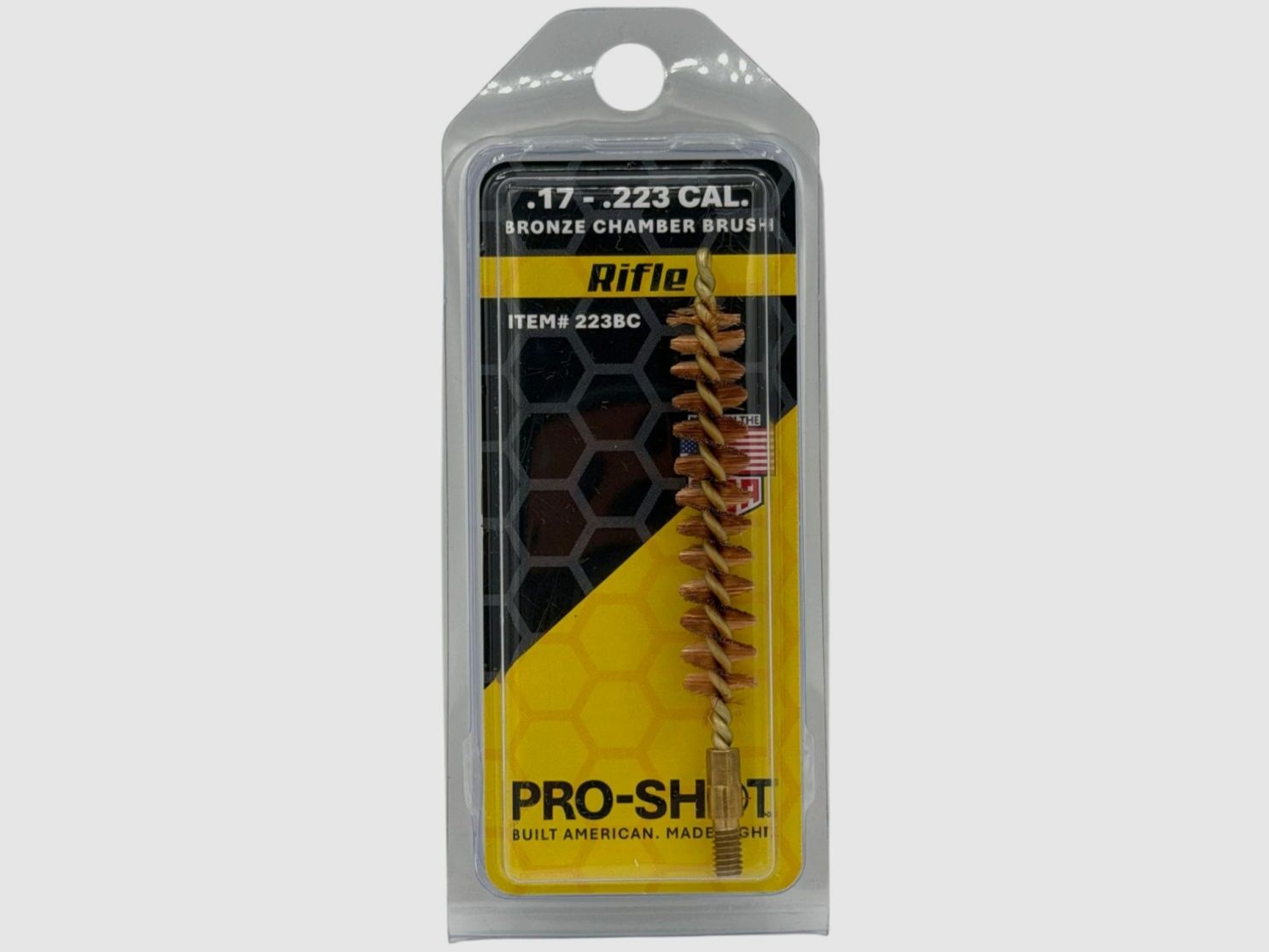 PRO SHOT KAMMERBÜRSTE .17 /.222 / .223 KAL, Bild 2 von 2