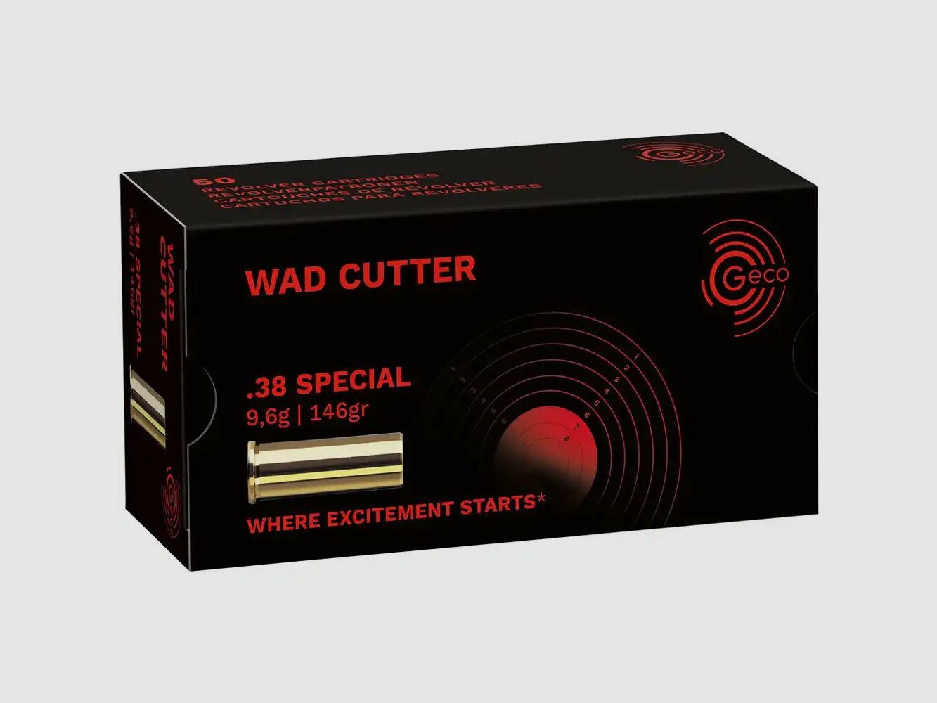 Geco Wadcutter 148 grs - 50Stk
