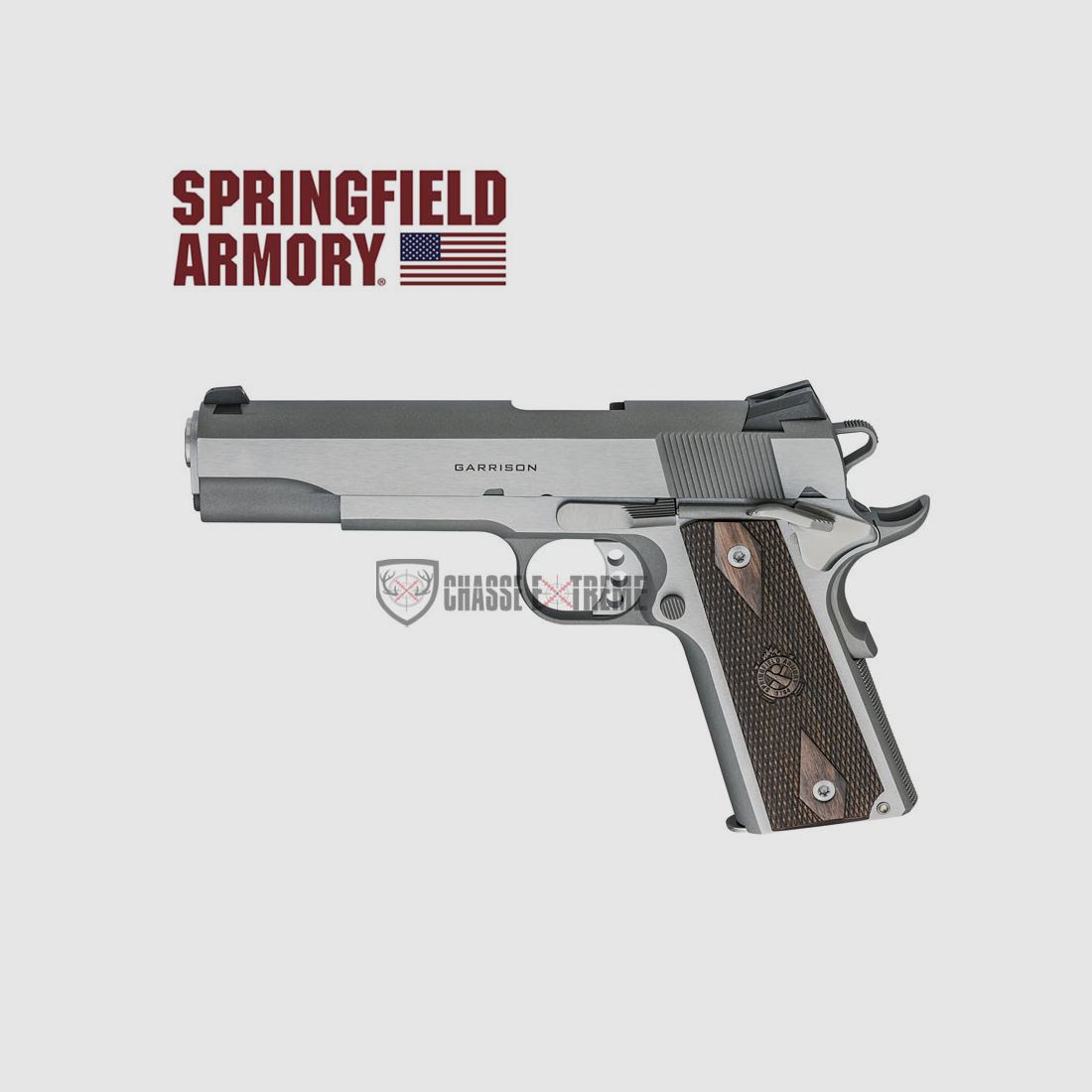 Pistole SPRINGFIELD ARMORY 1911 Garrison 5" Kal. 45 ACP Edelstahl, Bild 4 von 6