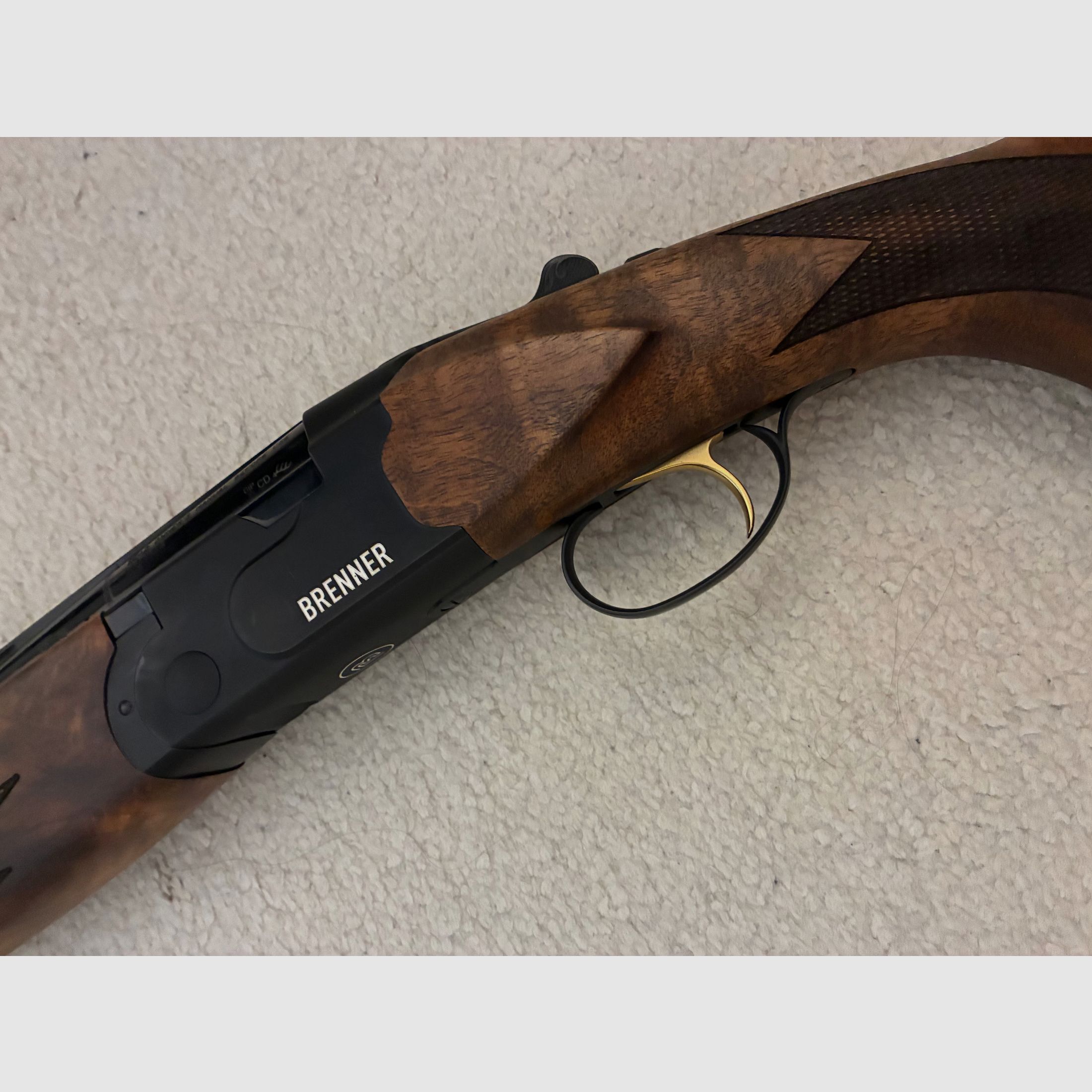 Brenner BF18 BF 18 71cm 12/76 Garantie side-by-side shotgun side-by-side shotgun black zwart links ook rechts mogelijk aankoopbewijs koffer etc.