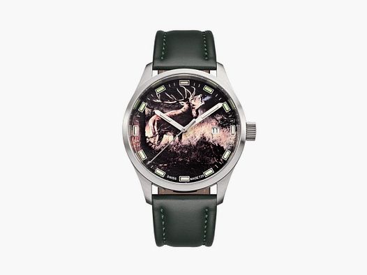 Swiss Timer Trapper Hirsch H3 Uhr