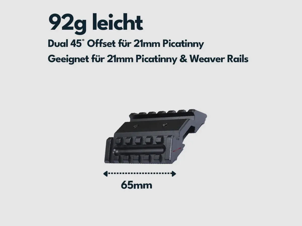 Vector Optics SCRA-51 Dual 45° Offset Montaż Picatinny, zdjęcie 2 z 6