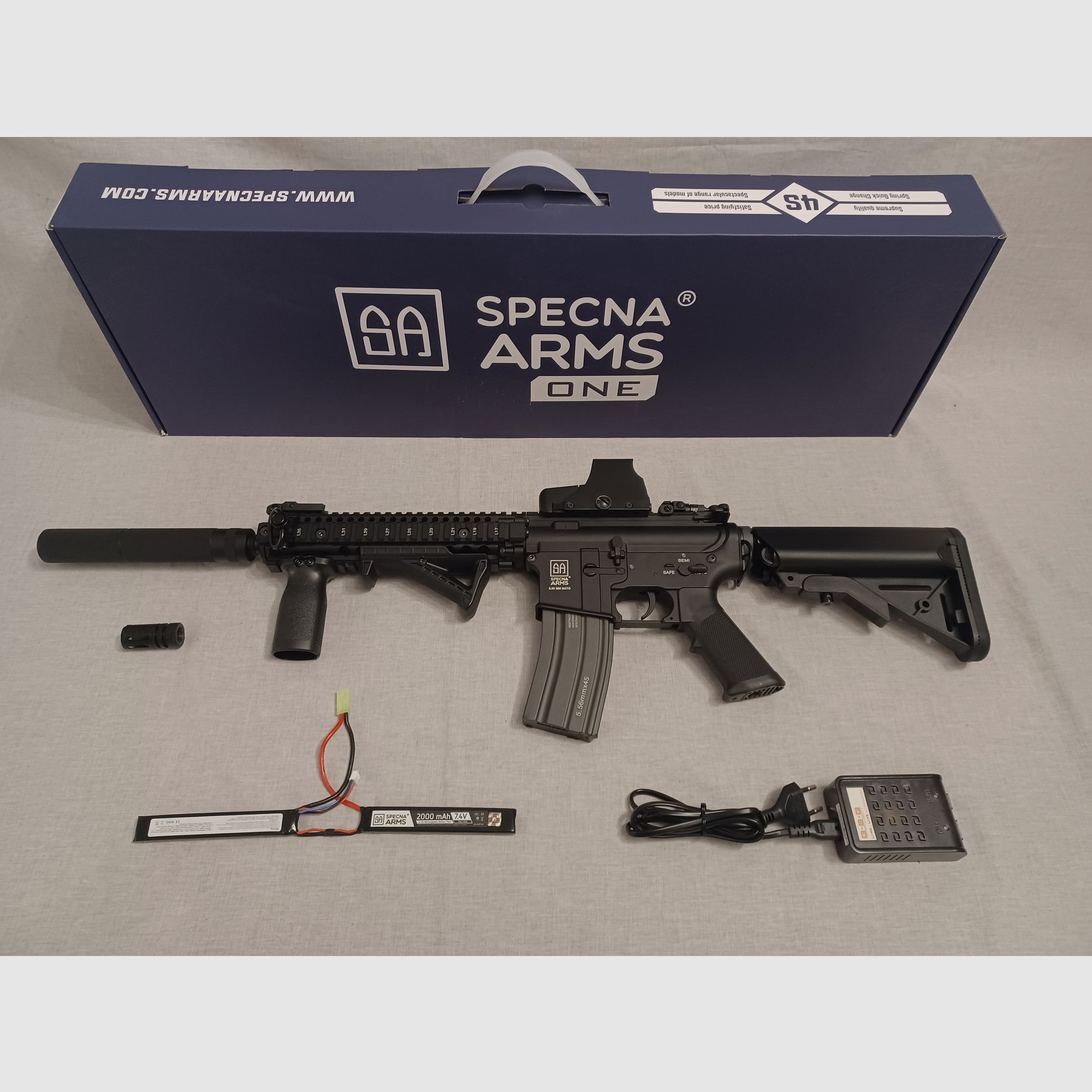 SA-A03 ONE carbine Assault replica / LPV / 6 mm BB / Airsoft / Sturmgewehr / OVP (165)