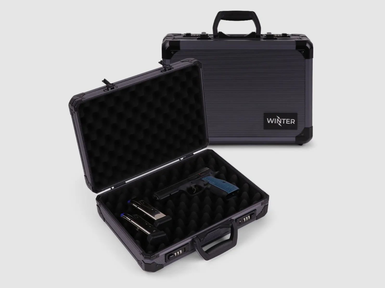 Winter pistoolkoffer voor 2 pistolen